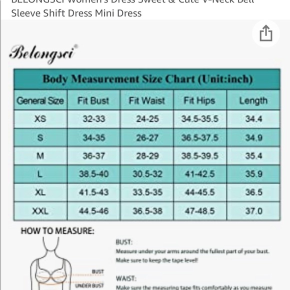 Black V-Neck Bell Sleeve Shift Dress - Picture 6 of 10